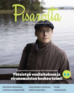 Pisaroita-asiakaslehden kansi.